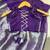 Purple soft organza zari weaving pavadai set