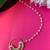 Bridal nose ring/nath without piercing with pearl chain encased with pearl stone for women