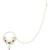 Ethnic bridal nose ring/nath without piercing with pearl chain encased with pearl stone for women