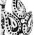 Navratri ethnic silver plated leaf design clip on non piercing pressing type nose pin, nose ring stud for women