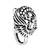 Navratri ethnic silver plated peacock design clip on non piercing pressing type nose pin, nose ring stud for women