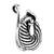 Navratri ethnic silver plated peacock design clip on non piercing pressing type nose pin, nose ring stud for women