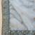 Women blue silk blend solid embroidered straight kurta trousers with dupatta