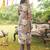 Women blue rayon blend floral printed straight kurta trousers with dupatta
