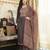 Women Black Rayon Blend Printed Kurta Trousers Dupatta
