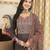 Women black rayon blend ajrakh printed straight kurta trousers with dupatta