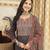 Women Black Rayon Blend Printed Kurta Trousers Dupatta