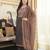Women Black Rayon Blend Printed Kurta Trousers Dupatta