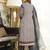 Women cream rayon blend geometric printed straight kurta trousers with dupatta