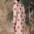 Peach silk embroidered kurta for men
