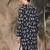 Blue silk sequins kurta for men