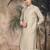Beige silk blend sequins kurta for men