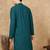 Firozi cotton blend solid kurta for men