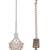 Good-looking sqaure shape gold plated set of 2 combo maang tikka for women and girls