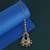 Traditional flower shape and pearl silver gold plated set of 2 combo maang tikka for women