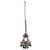 Traditional flower shape and pearl silver gold plated set of 2 combo maang tikka for women