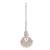 Traditional flower shape and pearl silver gold plated set of 2 combo maang tikka for women