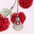 Traditional chandelier and flower shape silver gold plated set of 2 combo maang tikka for women
