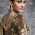 Beige tissue traditional saree with embroidered, resham and thread work for ceremonial
