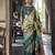 Green zari woven work silk blend  indian traditional wear saree