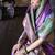 Purple zari woven work silk blend  indian traditional wear saree