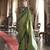Parrot green exclusive tussar silk with elegant weaving work traditonal saree