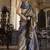 Golden exclusive tussar silk with elegant weaving work traditonal saree