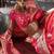 pink color two tone handloom weaving silk blend traditional saree
