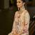 Cream organza floral printed straight kurta with comfort fitting pant & printed dupatta