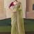 Embroidered pear fancy fabric party designer saree