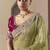 Embroidered pear fancy fabric party designer saree
