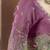 Embroidered pista green fancy fabric party designer saree