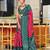 pink soft cotton printed fancy saree with blouse
