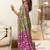 mehandi mulmul cotton printed fancy saree with blouse
