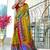 mehendi mulmul cotton printed fancy saree with blouse