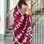 maroon mulmul cotton printed fancy saree with blouse