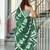 green mulmul cotton printed fancy saree with blouse
