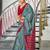 grey soft cotton printed fancy saree with blouse