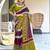 mehendi mulmul cotton printed fancy saree with blouse