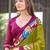 mehendi soft cotton printed fancy saree with blouse