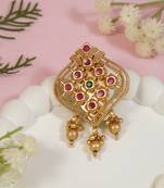 Gold plated traditional design saree pin/dress pins for women 