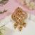 Gold plated traditional design saree pin/dress pins for women 