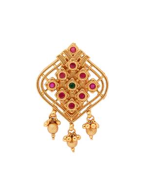 Gold plated traditional design saree pin/dress pins for women  2
