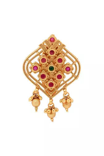 Gold plated traditional design saree pin/dress pins for women 