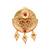 Gold plated traditional saree pin/dress pins for women 
