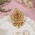 Gold plated traditional design with pearl saree pin/dress pins for women 