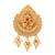 Gold plated traditional design with pearl saree pin/dress pins for women 