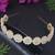 Rajasthani gold plated floral design kundan & pearl sheeshphool/mathapatti/hairband for women