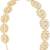 Rajasthani gold plated floral design kundan & pearl sheeshphool/mathapatti/hairband for women