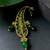 Gold plated kundan safa kalangi brooch for groom/men/dulha pagadi 